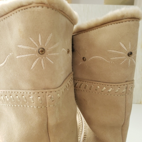 Brilliant waterproof Suede Fur Boots - Picture 6 of 16